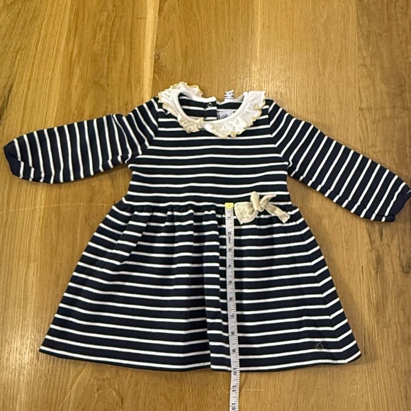 Baby Girls Petit Bateau Dress Carter’s Holiday Sleeper 24M Baby Outfit Bundle - Picture 4 of 14